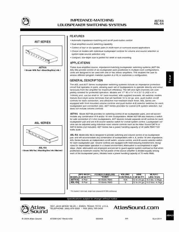 Atlas Sound Plumbing Product ASL-6A-page_pdf